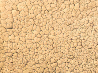Desert. Top view of the cracks in the ground. texture, deep crack.