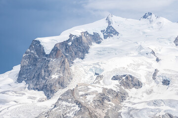 Glacier at the Matterhorn in Switzerland