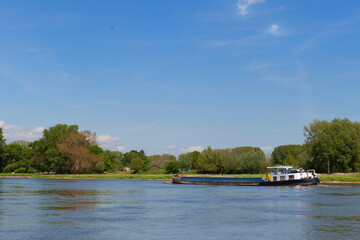 River the IJssel in Holland