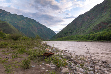 By the river side
