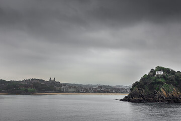 La Concha beach in San Sebastian, Basque Country