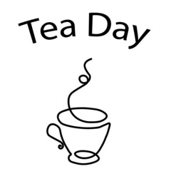 International Tea Day Vector illustration
