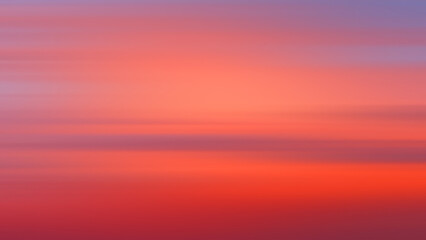 Colorful cloudy sky at sunset. Gradient color. Sky texture, abstract nature background motiom blur.