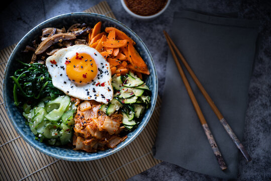 Vegetarisches Bibimbap
