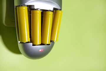 The process of charging batteries type 