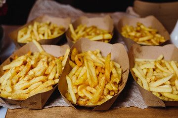 French fries street food