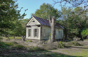 Palestine Texas Abandoned Shotgun House