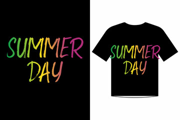 Naklejka premium Summer party t shirt design template vector for summer day and summer party time