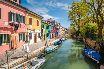 Fototapeta na wymiar The colors of Murano Burano, Venice