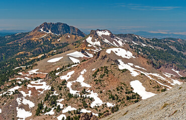 Volcanic Landscape Viewed From the Top of a Volcano