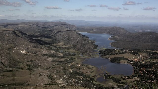 Time lapse from clouds shadows over Lapinha da Serra Near Serra do Cip&oacute; in Minas Gerais state, Brazil