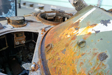 destroyed tank