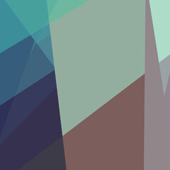 Obraz premium Abstract computational color Polygones background illustration