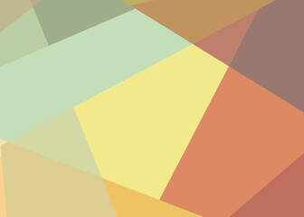 Obraz premium Abstract computational color Polygones background illustration