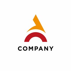 Letter A symbol logo design template