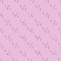 Floral seamless leaves branches pattern for fabrics and packaging and gifts and linens and kids and wrapping paper