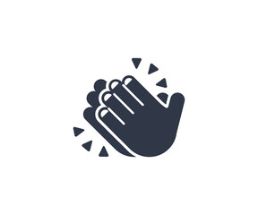 Clapping Hands Gesture Emoticon. Vector Clapping Hands Emoji