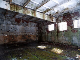 Ruins of an old abandoned factory