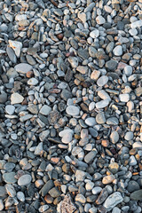 Large and small stones. Seaside stones.