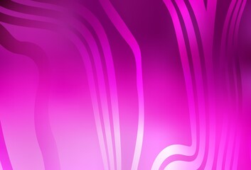Light Pink vector backdrop with bent lines.