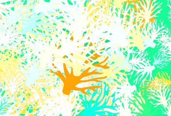 Naklejka premium Light Multicolor vector abstract pattern with branches.