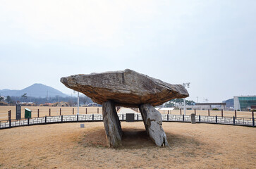 Fototapeta na wymiar Ganghwa Dolmen is a large and very famous cultural asset. 