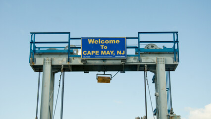 Cape May Ferry Sign