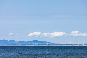 (青森県ｰ風景)藩境塚から望む下北半島側風景３