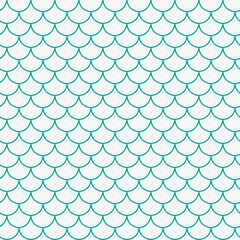 Mermaid tail seamless pattern