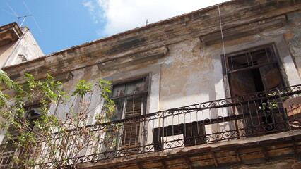 Beautiful elements of architecture and views of Havana, Cuba