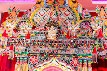 Fototapeta premium Indian Hindu wedding ceremony ritual items close up