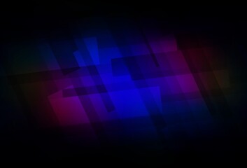 Dark Blue, Red vector pattern in square style.