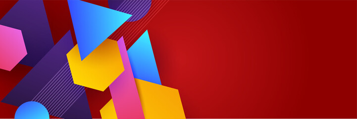 Sale website banner background design with space for your product image