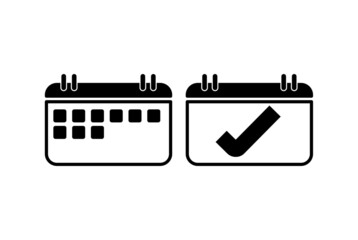 Appointment time vector icon. Graphic and web design.