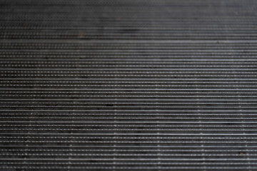 Metal grill close-up