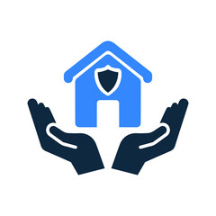 Home, insurance, protection icon. Simple flat design concept.