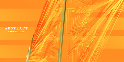 Luxury orange gold background