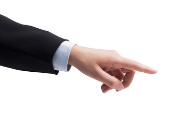 Obraz premium Woman hand on white background