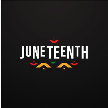Juneteenth Freedom Day Background Event