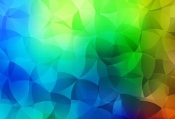 Obraz premium Dark Multicolor vector pattern with random forms.