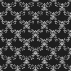 Seamless floral wallpaper. Doodle vector with floral ornament. Vintage floral decor, sweet elements background for your project, menu, cafe shop