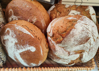 Light Rye Sourdough Bread, sold at farmers market