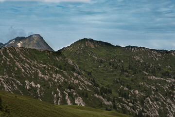 Fototapeta na wymiar mountain landscape with sky