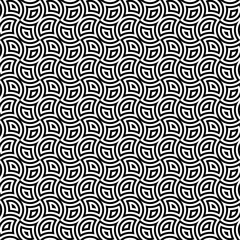 Black and White Seamless Pattern. Tileable Vector background - 504710496