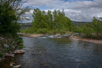 river in the woods Trento Italy