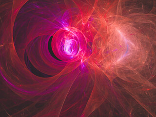 Abstract fractal art background, suggestive of astronomy and nebula. Computer generated fractal illustration art nebula.