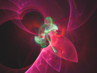 Abstract fractal art background, suggestive of astronomy and nebula. Computer generated fractal...