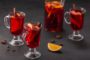 Christmas drink  mulled wine