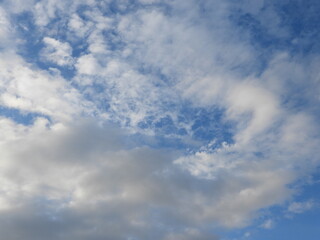 blue sky with clouds