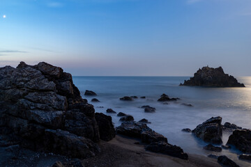 夜明けの赤羽根海岸　愛知県